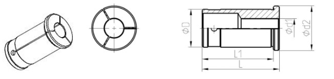 Strong collect chuck powerful clamp