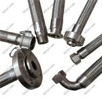 Male connection stainless steel 304 high pressure steam metal braided hose outer