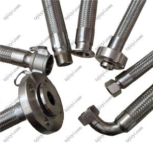 China 304 Braided Corrugated Flexible Metal Hose for water, steam, hot oil wholesale