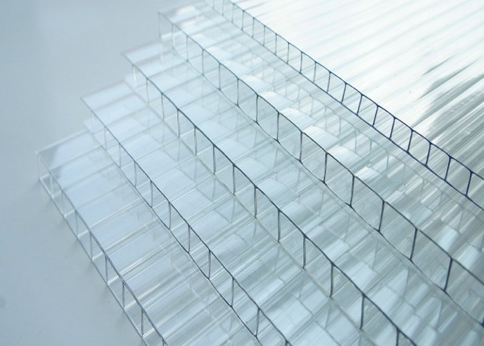 Modern venlo hot dip galvanized steel pipe polycarbonate greenhouse structure Multi-Span Commercial pc sheet green house cooling system