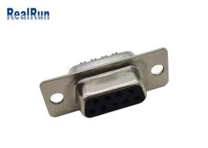 China Solder DB 9 Pin Female Header VGA D Sub Connector SGS For PCB wholesale