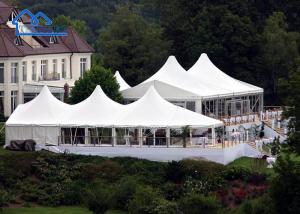 China Fashionable Customized Outdoor Best Wedding Tents Wedding Event Anti Ultraviolet Snow Load 0.3KN/sqm wholesale