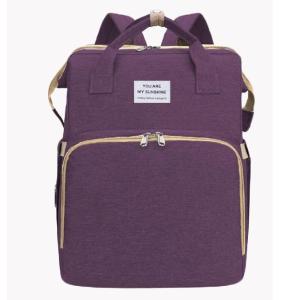 China Multiple Pockets Nylon Foldable Crib 20L Mummy Diaper Bag wholesale