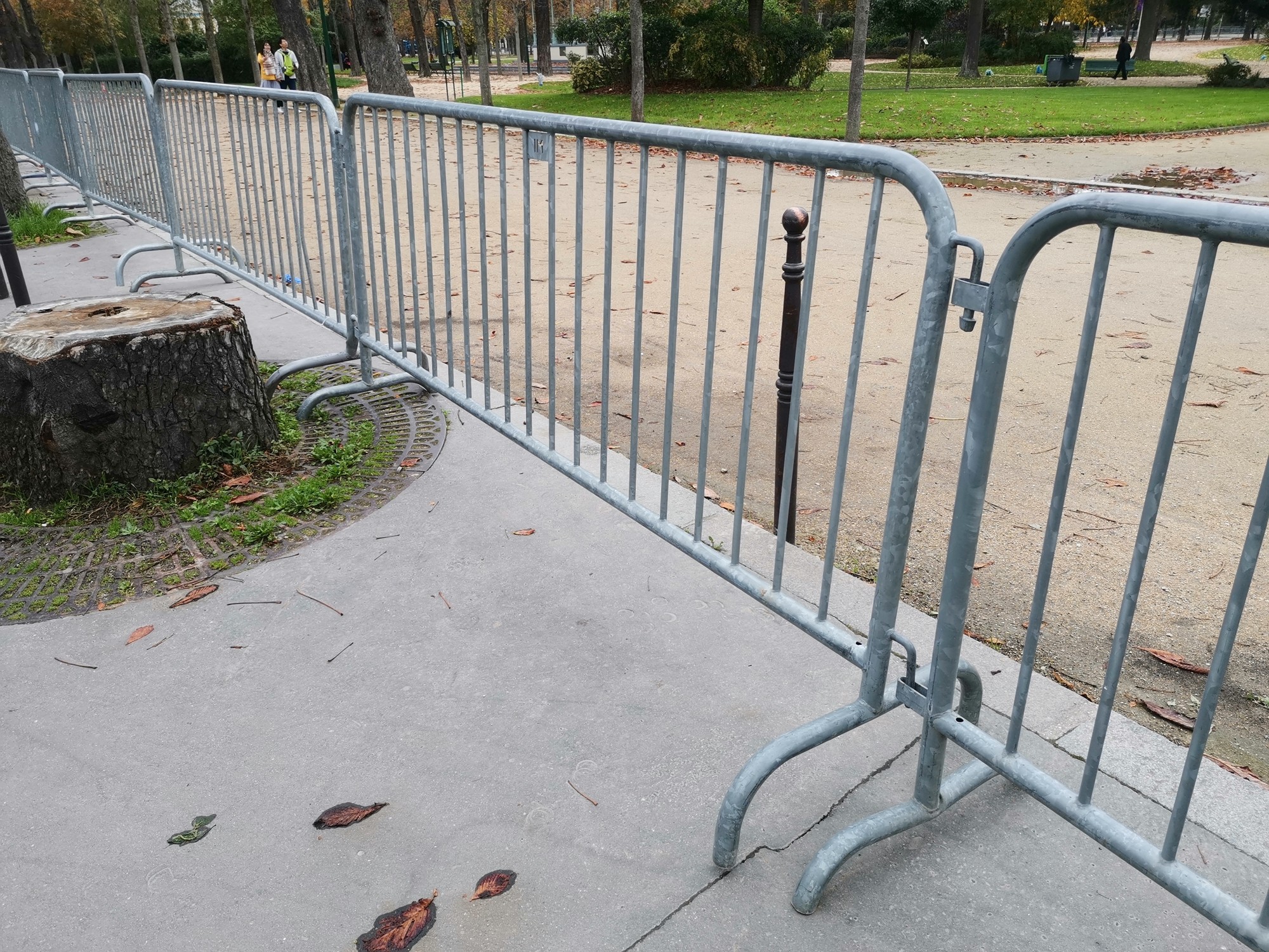 Portable Mobile Event Removable Road Safety Crowd Control Barrier Trellis Temporary