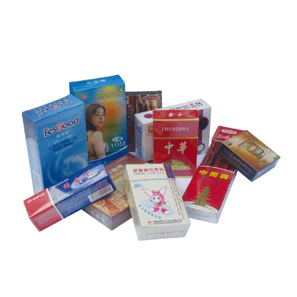Custom Automatic 3D Cellophane film Packing Machine / Auto Box Wrapping Machine