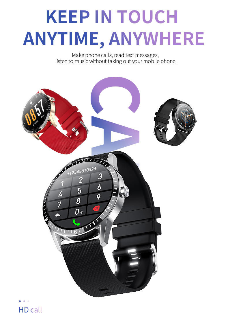 CPU HS6620 Smart Watch With Calling ​Multi Language Running Track Health Monitor