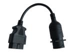 Deutsch 9 Pin J1939 Male to J1962 OBD2 OBDII Male CAN Bus Cable