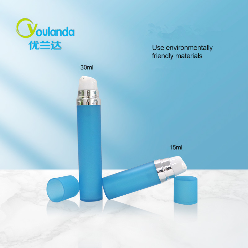 PP Portable Lotion Reusable Airless Pump Bottles Portable Lotion Container 15ml 30ml 50ml