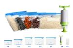 Embossing Texture Food Saver Vacuum Bags 10 Colors Puncture Prevention Funchion