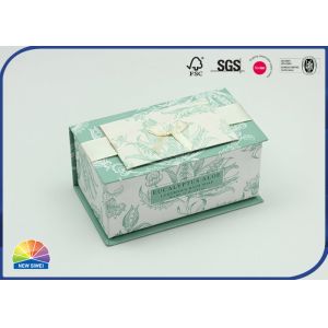 China Unfoldable Ornaments Package Flip Hinged Lid Bowknot Gift Box on sale