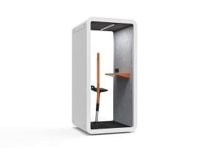 China Aluminum Portable Soundproof Booth Fireproof Private Meeting Pods wholesale
