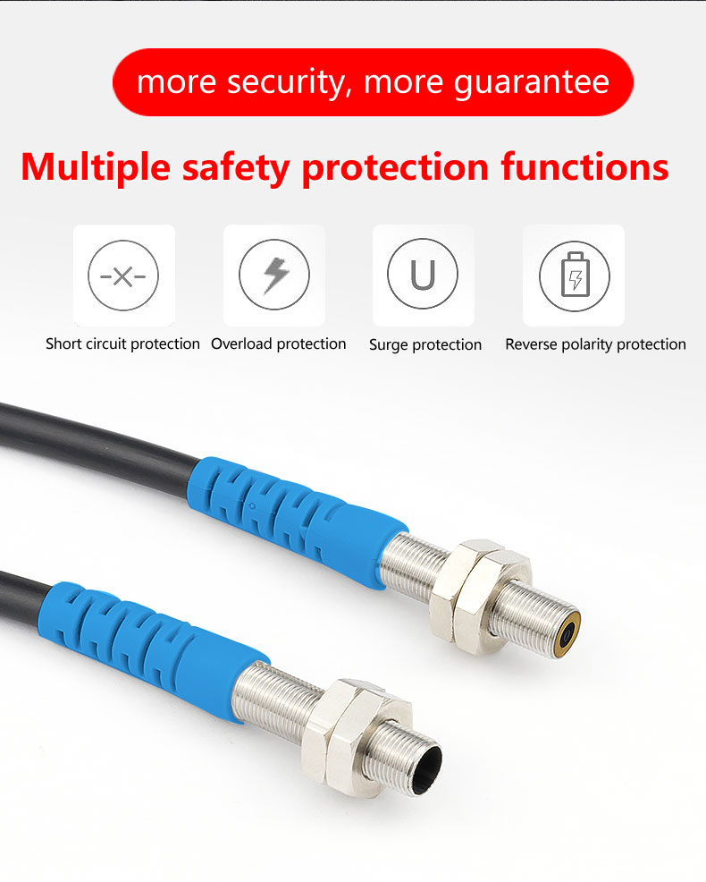 LUOSHIDA DC 3 Wire All Series Through Beam Laser Sensor 20m / 30m Sensing Distance