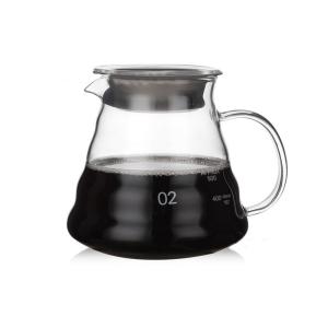 China Popular Glass Pour Over Coffee Maker Coffee Server Kettle 11.5 X 8.5 X 12 Cm wholesale