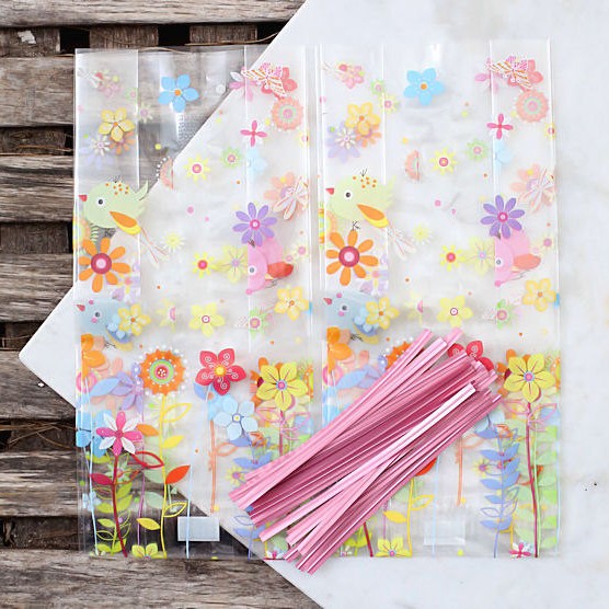 Wholesale Easter Bunny Mini Rabbit Ear Cookie Candy Packaging Treat Bags