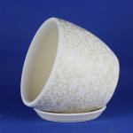 Customized Round Ceramic Pots Wide Selection Drainage Included