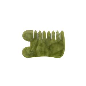 China Darken Green Jade Massaging Comb Scraping Gua Sha wholesale