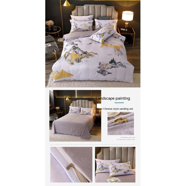 Nature-Inspired Baby Cot Bedding Set with Sustainable Materials and Matching Curtains
