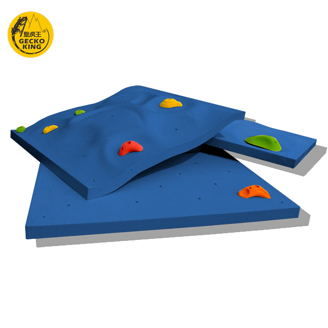 1000mm*1000mm*50mm*8T Steel Panel Rock Climbing Walls with Weather-resistant Material