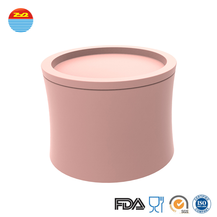 Easy Release Shaped Ice Cube Trays , No Breakage Silicone Ice Cube Molds