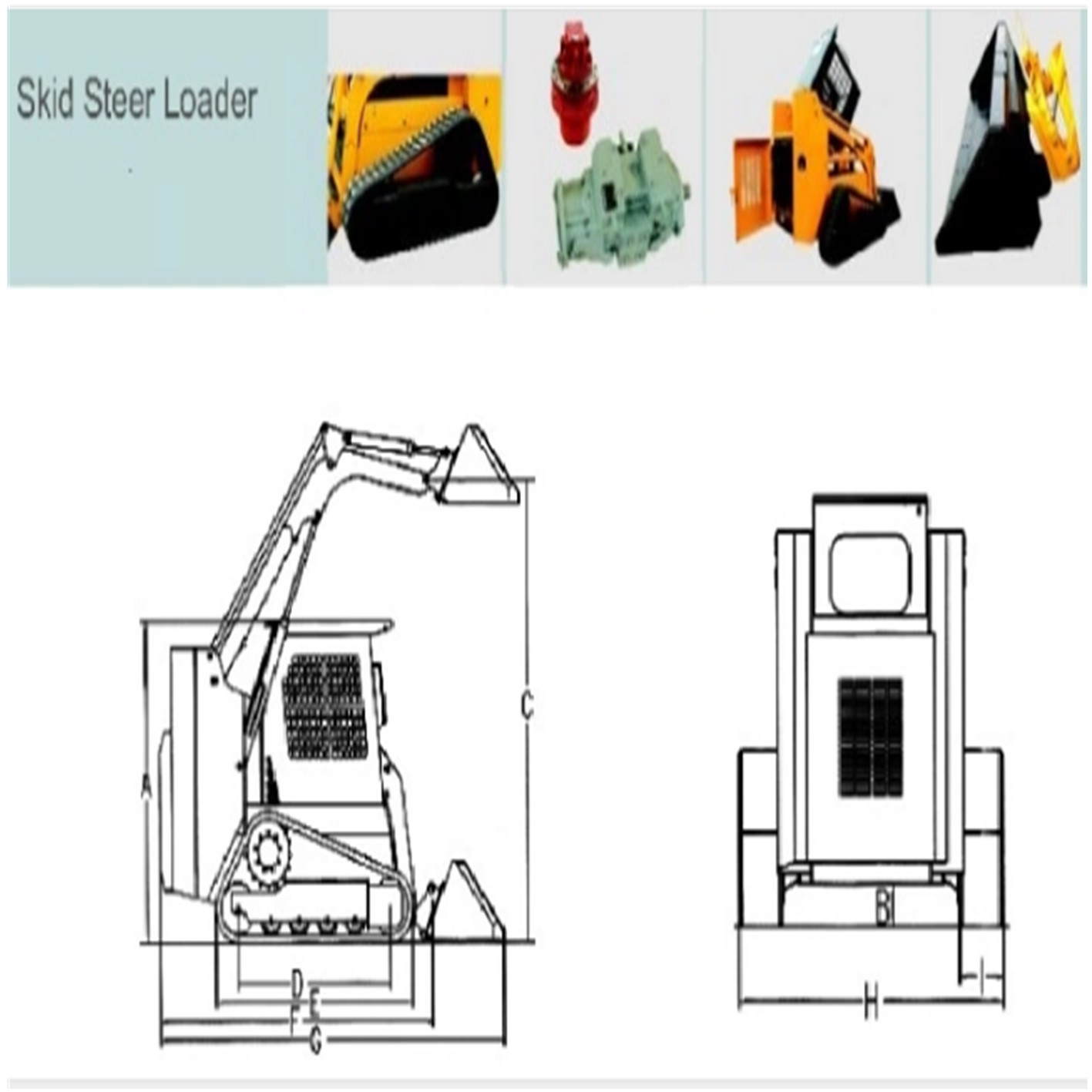 2400Kg Tipping Load Narrow Aisle Lift Trucks / Mini Skid Steer 80Hp Power ISO Certification