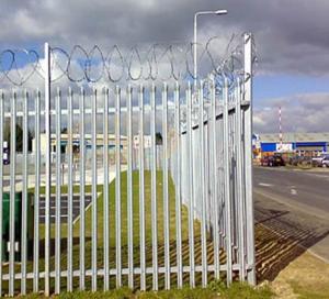 China Customized Outdoor Steel Palisade Fencing Zinc Plating Security Morden wholesale