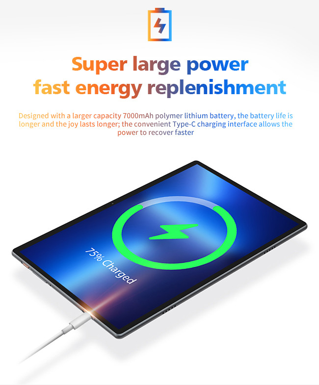 10.1 Inch 3C Electronics 4 Speaker Sound System 7000mAh Battery Tablet Computer