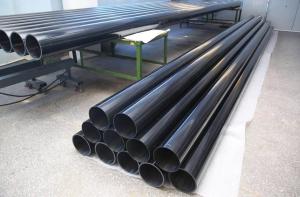 China Twill Glossy Carbon Fiber Sailboat Mast 3mm Wall Thickness Epoxy Resin Type wholesale