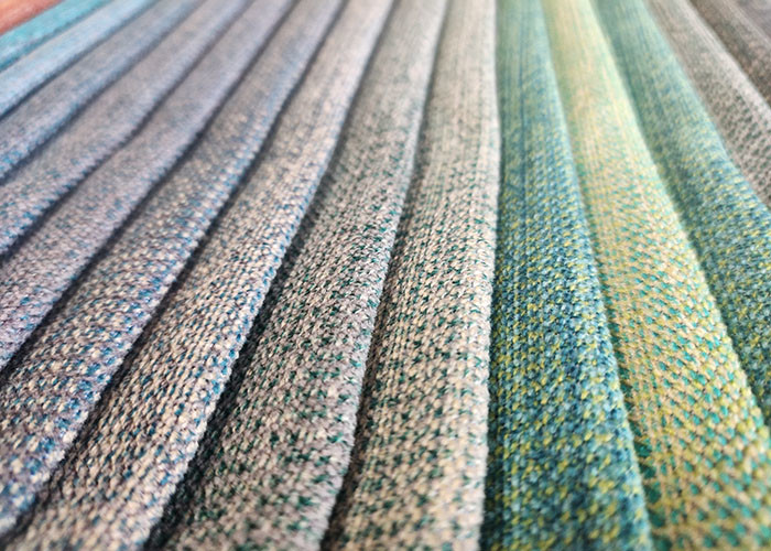 375gsm Heavy Weight Linen Upholstery Fabric Yarn Dyed 100 Polyester Linen Fabric