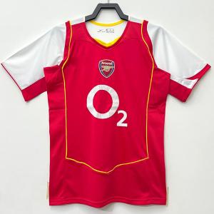 China Red Retro Soccer T Shirts White Sleeve Football Retro Jersey wholesale