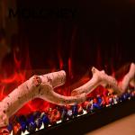 1840mm Option 2 Levels Heater 1500W PTC Electric Fireplace Removable Glass