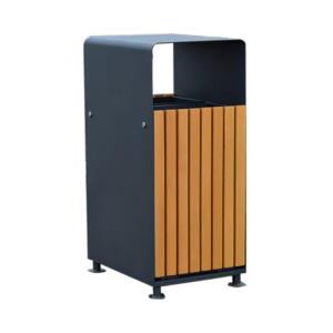 China Antioxidant Drying 32 Gallon Outdoor Wooden Trash Can wholesale