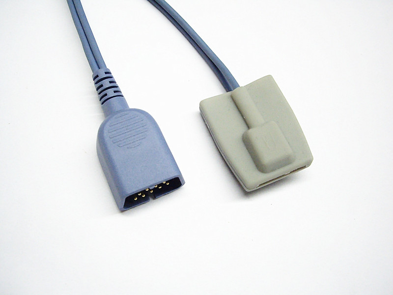 TL-201T Nihon Kohden Spo2 Sensor Pediatric Soft Tip Type Probe With DB9-9Pin Connector