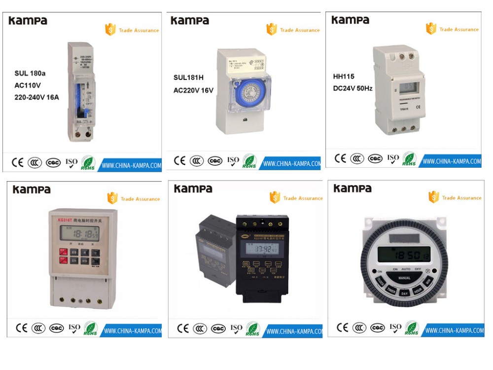 THC15 DC 12V 16A Digital LCD Programmable Electrical Timer Switch