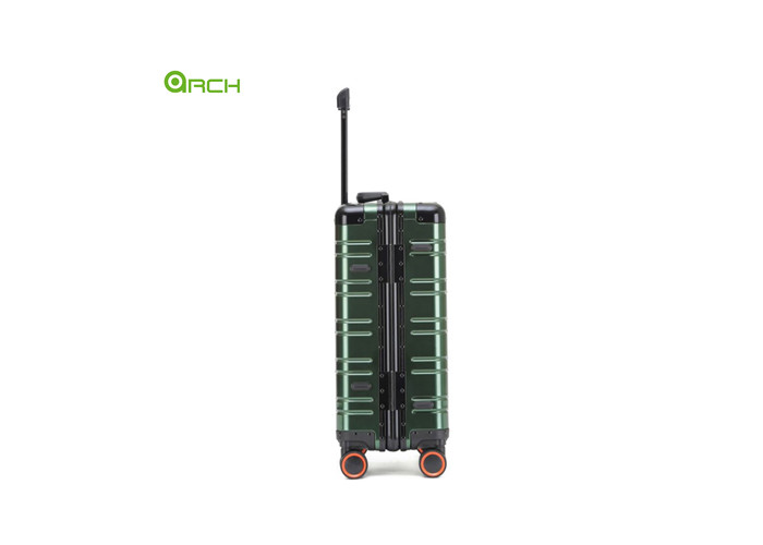 24" Aluminium Travel Hard Sided Luggage with Double Spinner Wheels