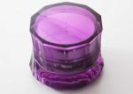 30ml 50ml Plastic Makeup Jars , ABS Round Acrylic Cosmetic Containers