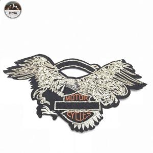 China Personalized Sequined Embroidered Eagle Patches Cartoons Image For Clothing wholesale