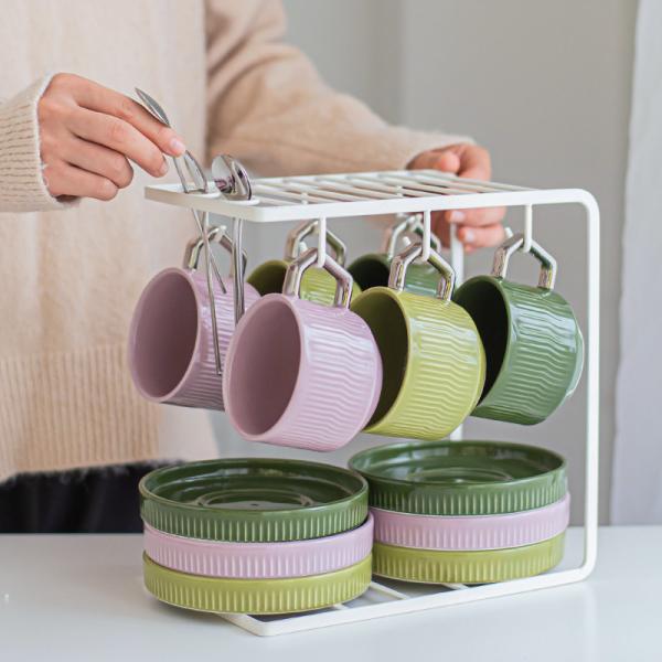 Business Gifts Ceramic Tea Cup Set Nordic Porcelain Coffee Cup And Saucer With