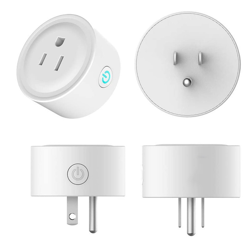 Non Grounding Voice Control Smart Plug Wifi Outlet 10A CE Approved