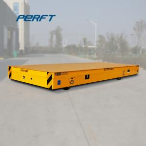 China Trackless Transfer Bogie Steerable Molten Metal Transfer Cart On Cement wholesale