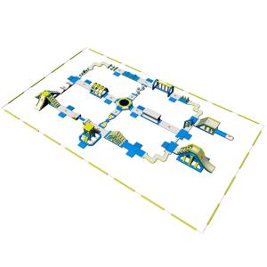 China Water Resistance Outdoor Inflatable Water Park / Floating Water Park Projects wholesale
