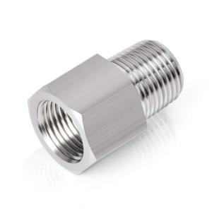 China Round Stainless Steel Pipe Fittings NPT Reducing Cast Pipe Adapter Fitting wholesale