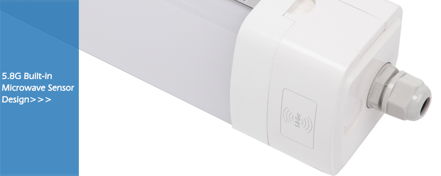 40W 6400lm LED Tri-proof Light with Easy Wiring Method Saving Time