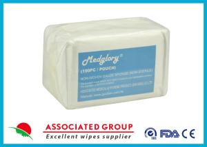 China Medical Non Woven Gauze Swabs Highly Absorbent Low Fibre For Surgery wholesale