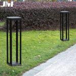 Led Lawn Lamp Aluminum 120*150*600mm 7w 3000k Black