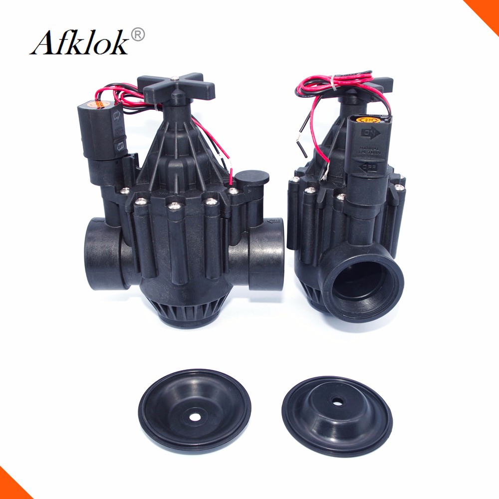 Solar Energy 2 inch Irrigation Water Control Solenoid Valve with Timer