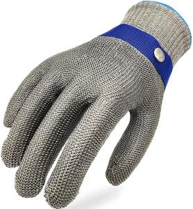 China SLaughter Safety Cut Resistant Metal Mesh Gloves 225g Food Grade wholesale
