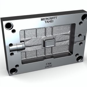 Textured Surface Finish Packaging Mold with Fan Gate Injection Mold