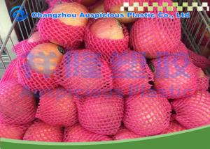 China Red Green White Yellow Color Foam Fruit Net For Banana Papaya Pacakage wholesale