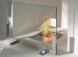 China EN12150 Tempered Glass for Fireplace Glass Door wholesale