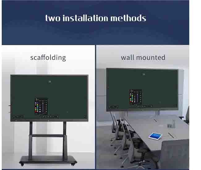 interactive flat panel class interactive whiteboard for smart classrooms Lcd Touch Screen All In One PC Smart Whiteboard Interactive Flat Panel For